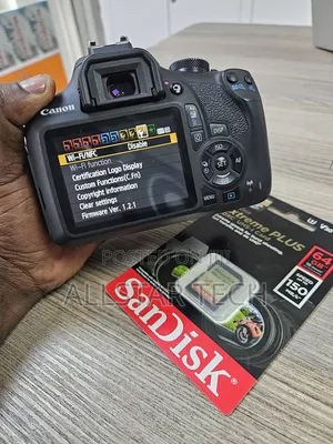 Canon Eos 2000d (Body) With 64gb Card