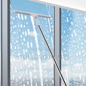 Telescopic Long Handle Window Squeegee Cleaner