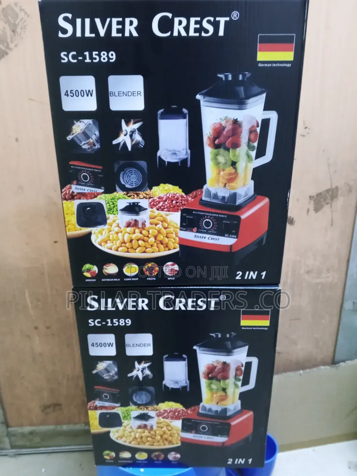 Silver Crest Sc-1589 Commercial Blender 2-in-1