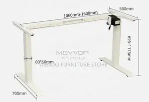 Office Desk; 1400mm Electric Ergonomic Home Office Study Desks