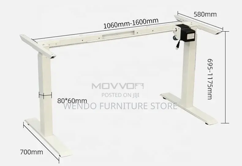 Office Desk; 1400mm Electric Ergonomic Home Office Study Desks