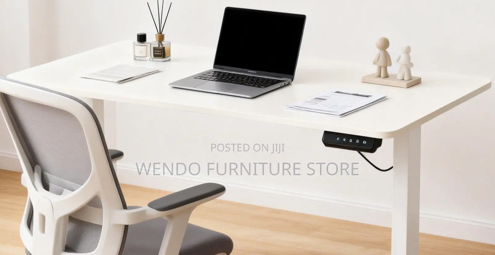 Office Desk; 1400mm Electric Ergonomic Home Office Study Desks