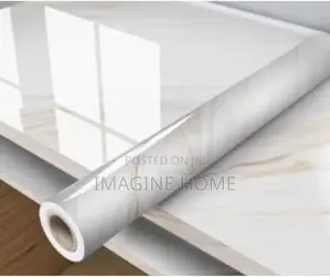 White Shade Marble Contact Paper