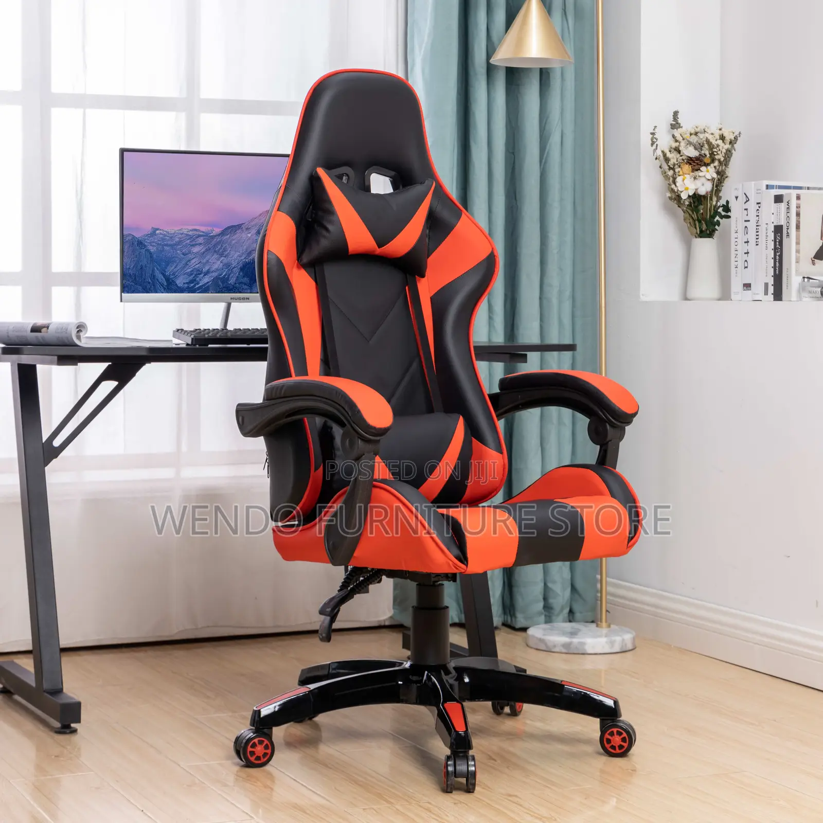 Office Chairs; Leather Recliner High Back Studio Gaming Chairs