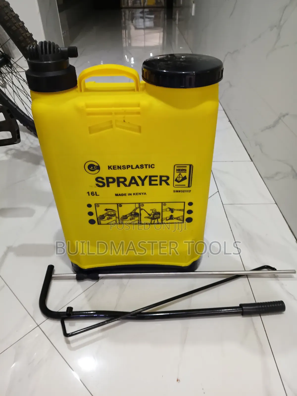 16-Liter Kensplastic Knapsack Sprayer,