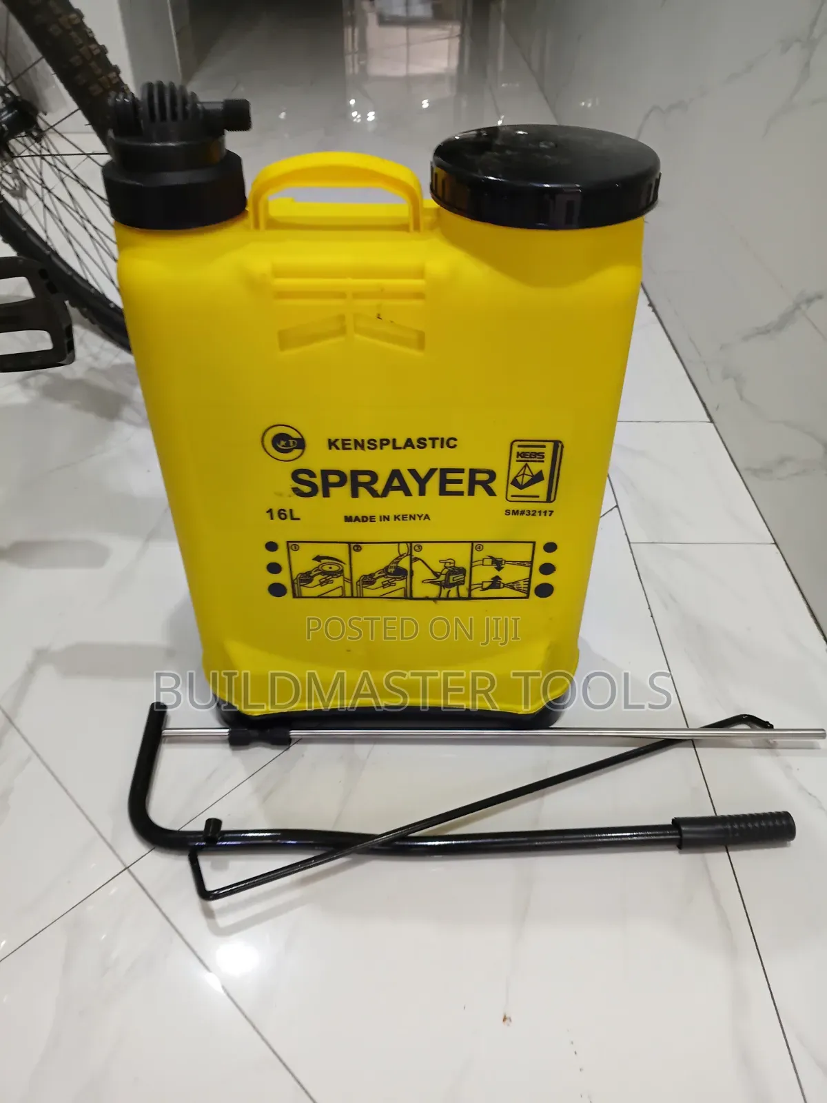 16-Liter Kensplastic Knapsack Sprayer,