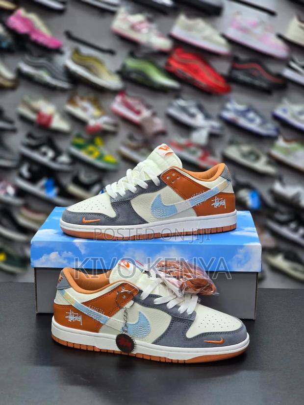 Nike Sb Dunk Low Stüssy "Grey Orange" - thumbnail 2