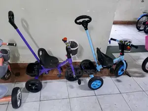 Kids 3-in-1 Tricycle With Parent Push Handle