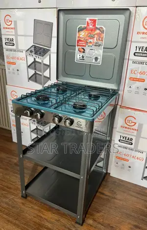 Eurochef Full Gas Standing Cooker With Shelves