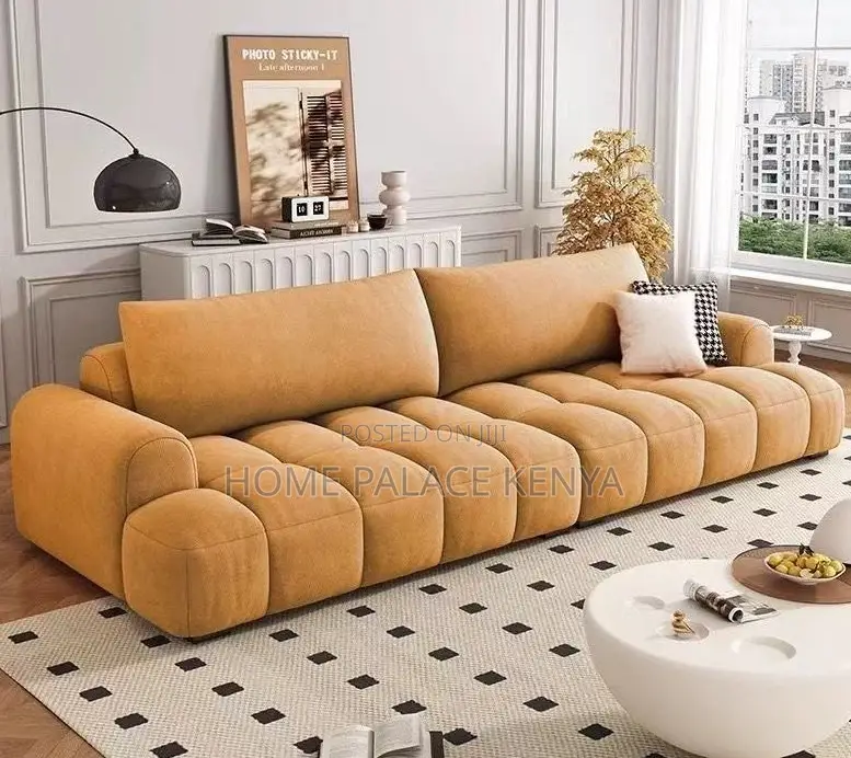 Bubble Sofa: Elegant 3-Seater Sectional Sofa With Tufted Design