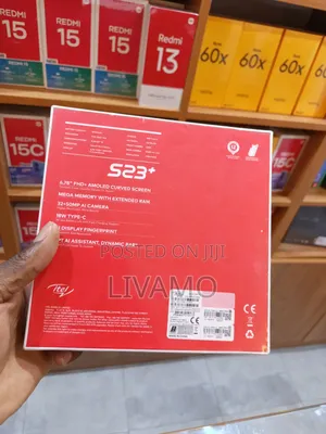New Itel S23 Plus 256 GB Gray
