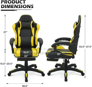 Office Chairs; Gaming Home Office Chairs With Fixed Arms