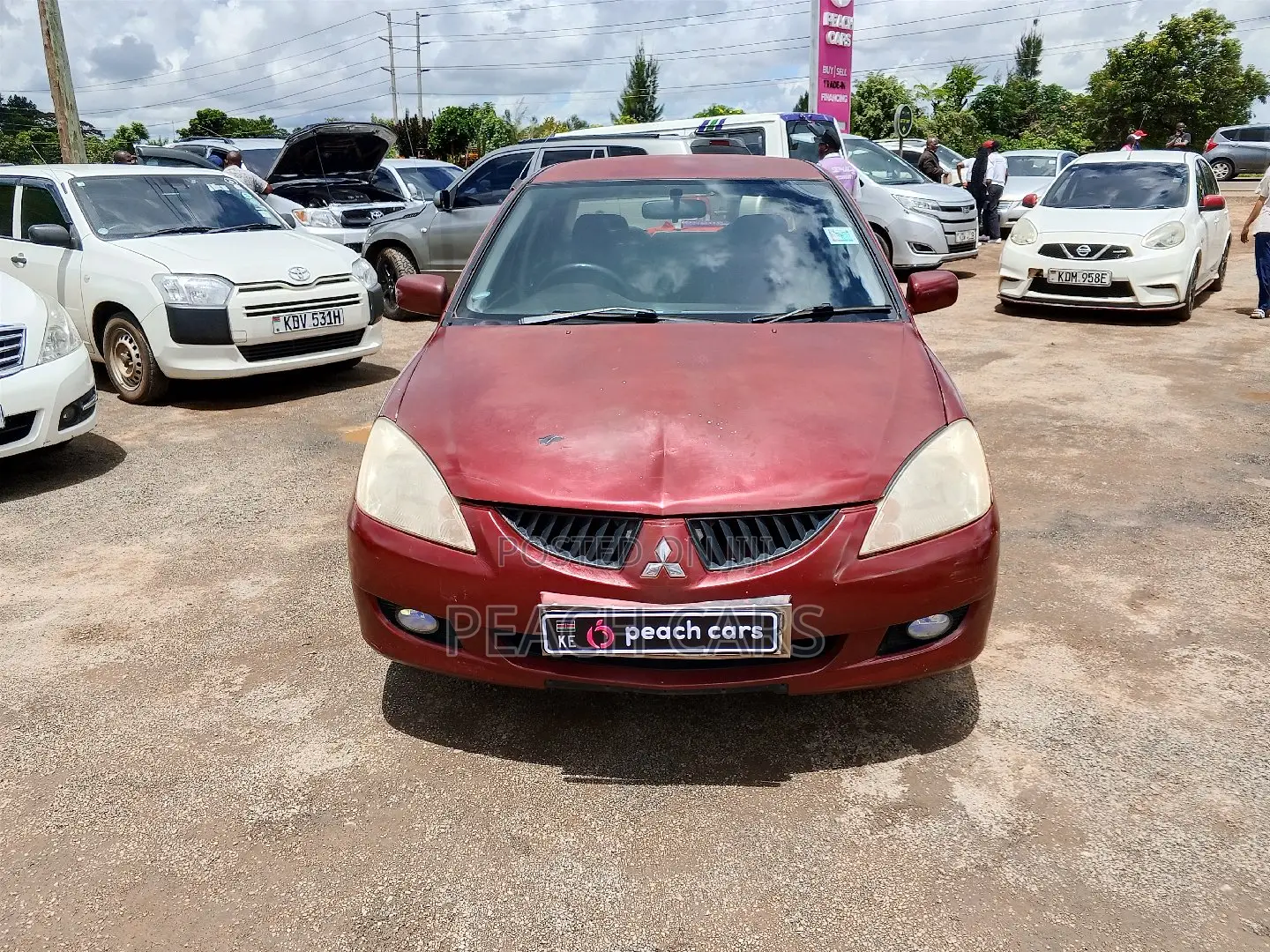 Mitsubishi Lancer 2004 Maroon