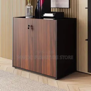 Office Cabinet; Wooden Home Office Filing Cabinet With Two Doors