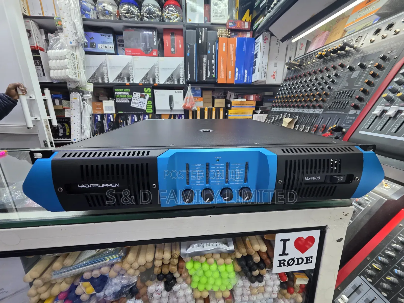 Labgruppen Mx4800 Four Channels Power Amplifier
