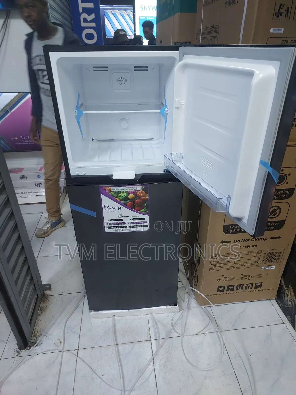 Roch RFR-250t-B Double Door 197 Litres Refrigerator - No-Frost
