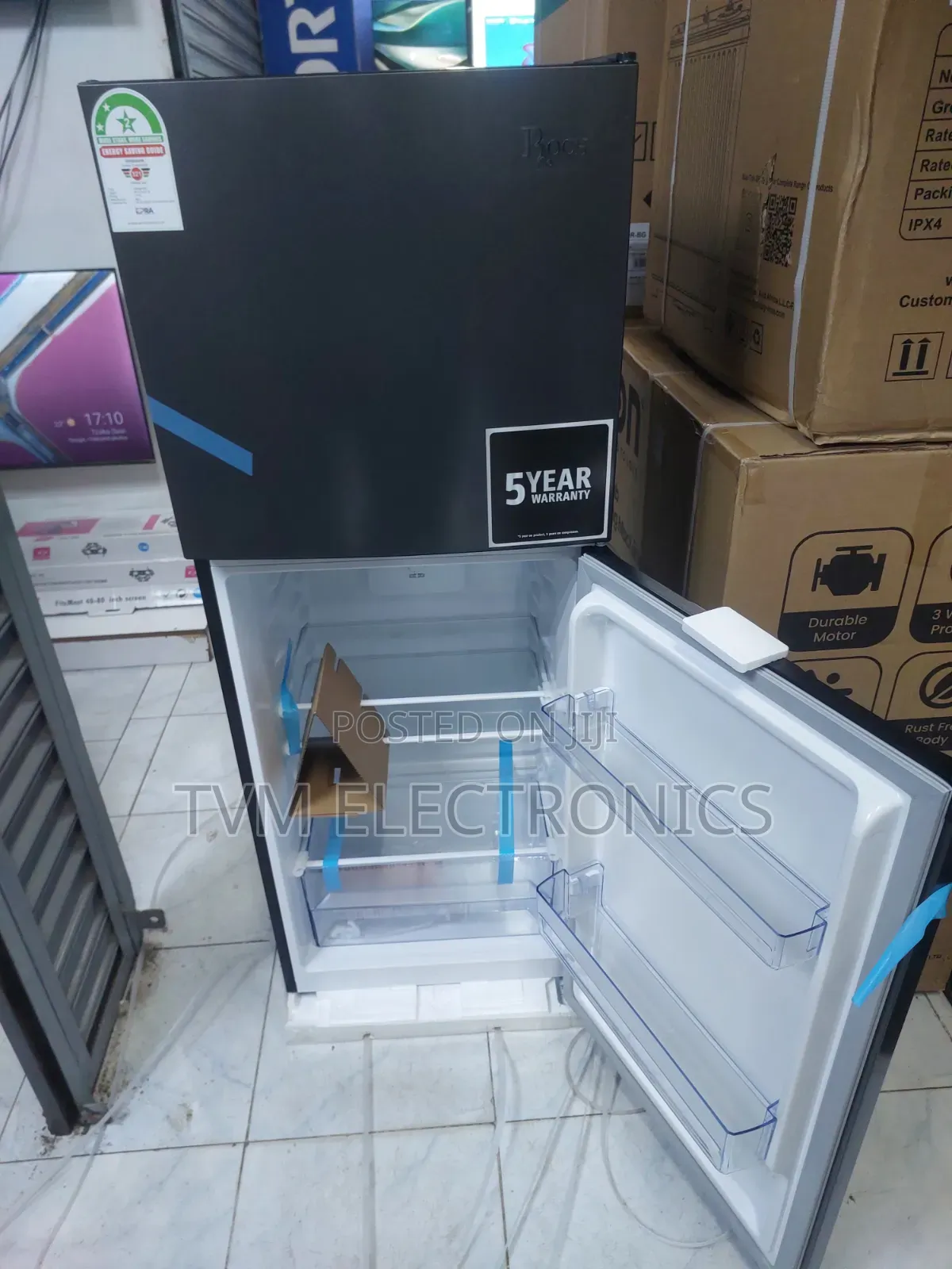 Roch RFR-250t-B Double Door 197 Litres Refrigerator - No-Frost