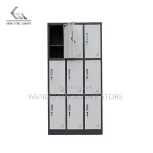 Office Cabinet; Steel 9 Drawered Office Storage Cabinet
