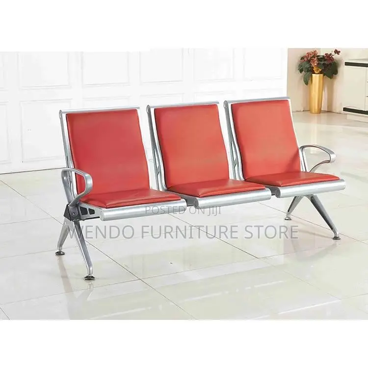 Office Benches; Three Seaters Office Reception Indoor Bench