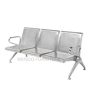 Office Benches; Three Seaters Office Reception Indoor Bench