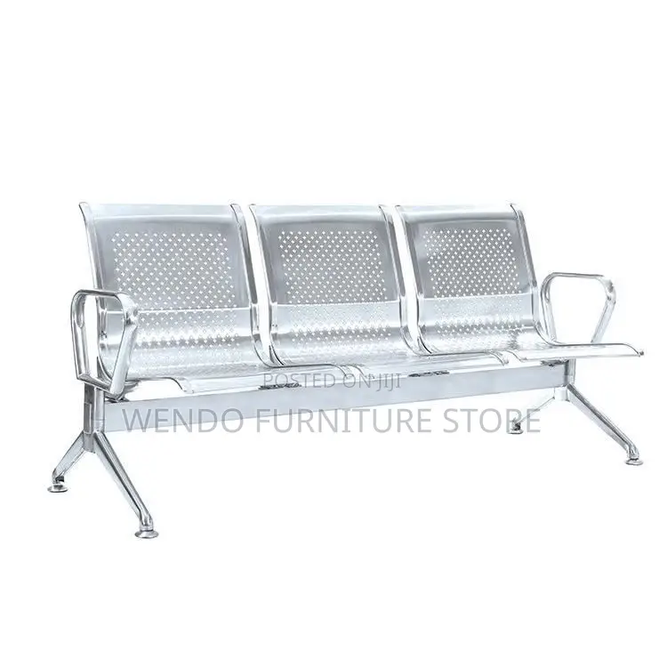 Office Benches; Three Seaters Office Reception Indoor Bench