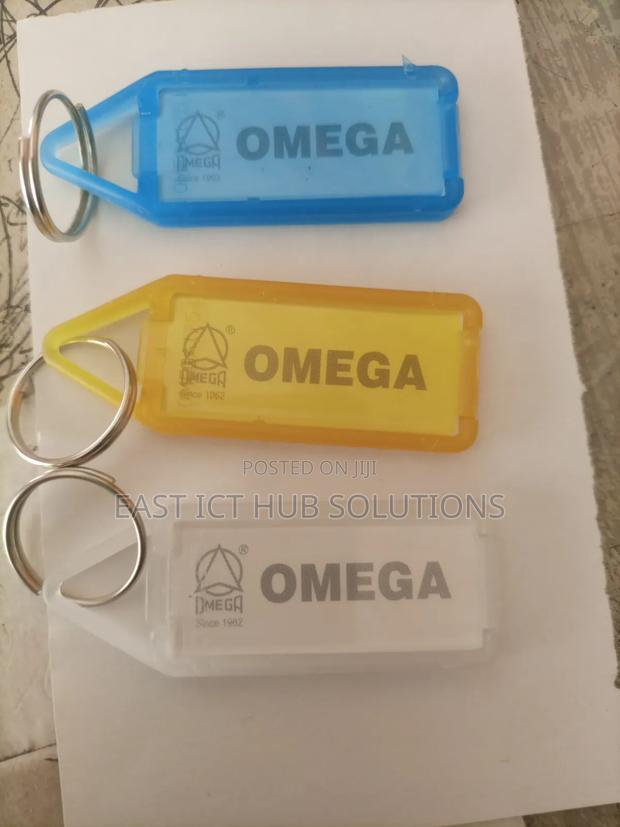 Tough Plastic Key Tags in Assorted Colors Item Identifiers Markers