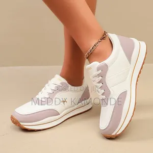 Ladies Two-Tone Sneakers