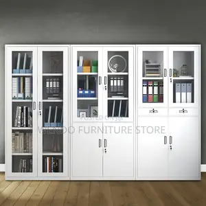 Office Cabinet; Two Doored Filing Cabinet With 2 Lower Drawers