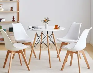 Dining Table: Solid Oak Round Table Base Dining Table