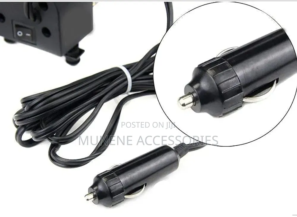 Electric Car Air Compressor Gauge 12v Tyre Inflator Air Pump 150 Psi
