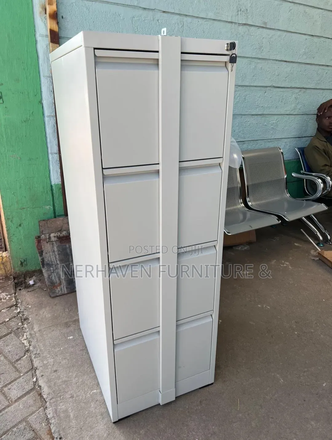 4 Drawer Cabinet With Security Bar – Safe and Durable Filing Cabinet