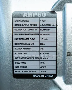 Aph50 Diesel-Powered High-Pressure Waterpump