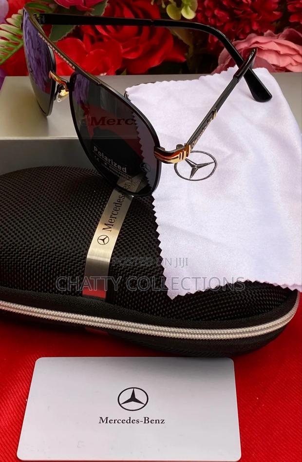 Black Gold 100% Uv Protection Unisex Mercedes Designer Sunglasses