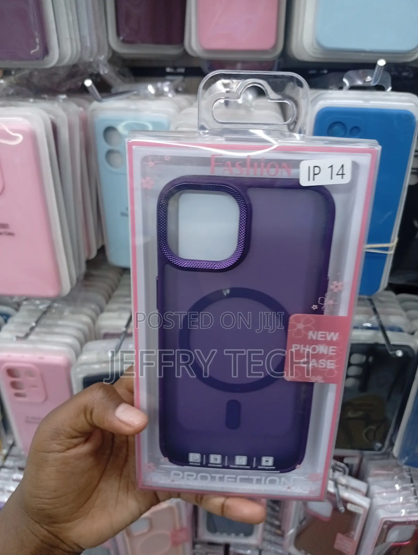 iPhone 14 Purple Translucent Case