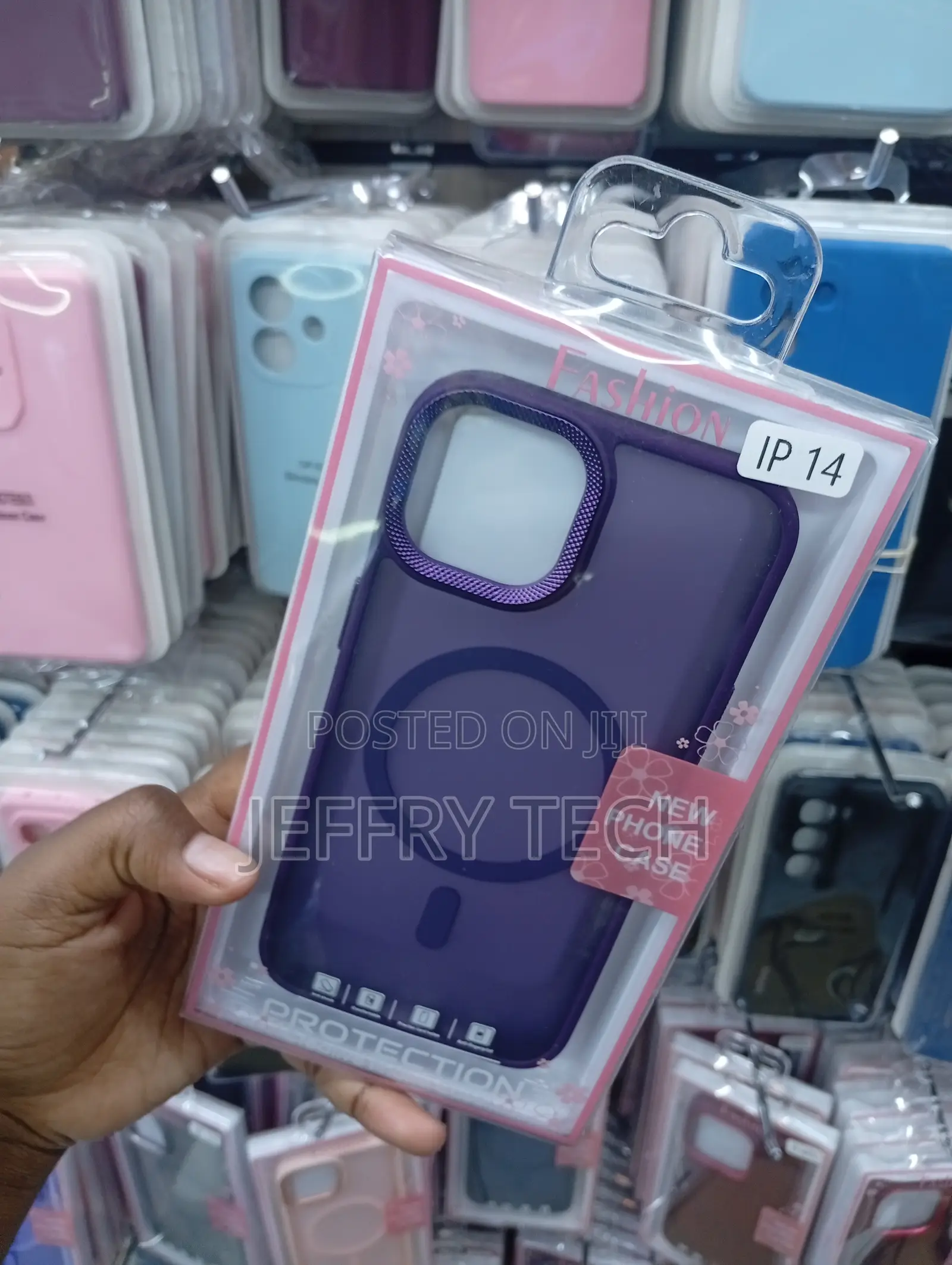 iPhone 14 Purple Translucent Case