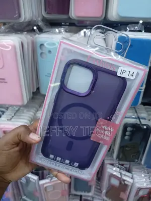 iPhone 14 Purple Translucent Case
