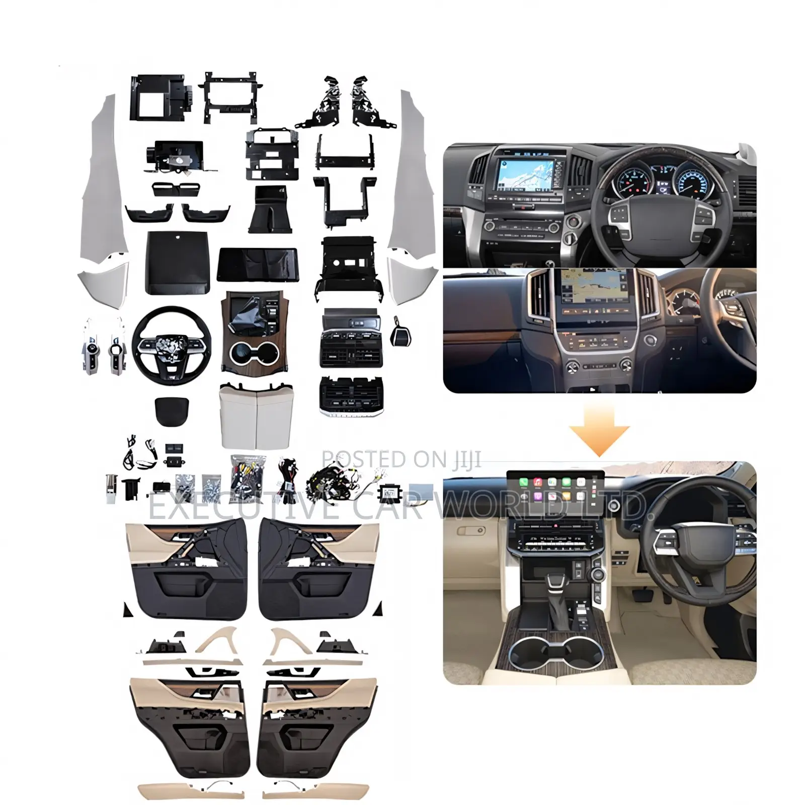 Toyota Land Cruiser 200 to Lc300 1:1 Full Interior Conversion Kit