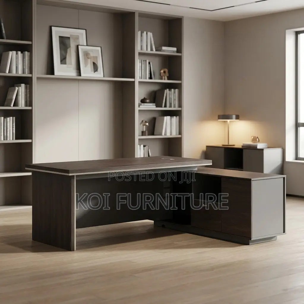 Office Desk; 1800mm Executuve L Shape Office Desk