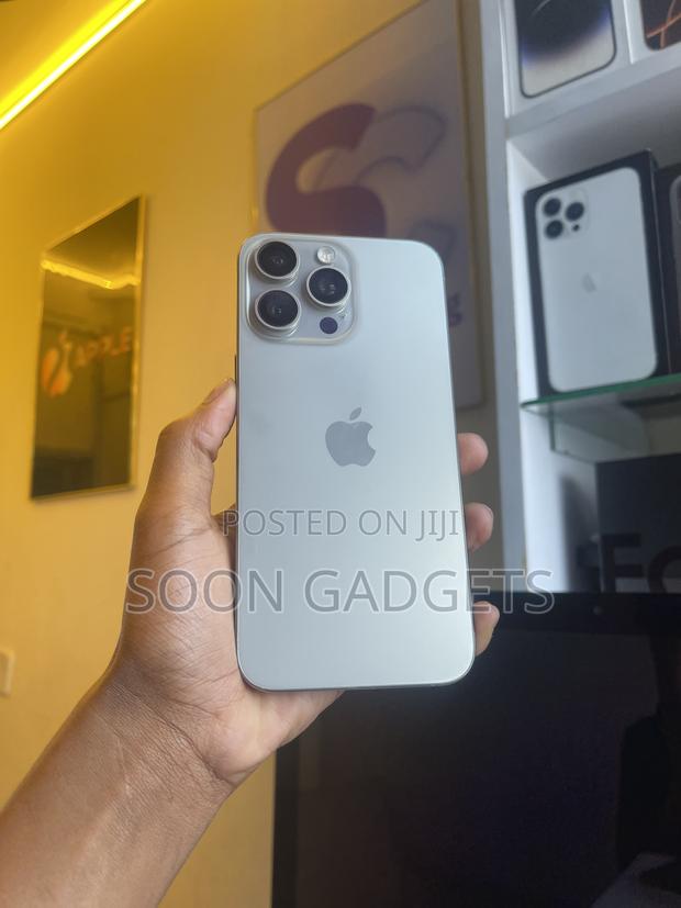 Apple iPhone 15 Pro Max 256 GB Silver - thumbnail 2