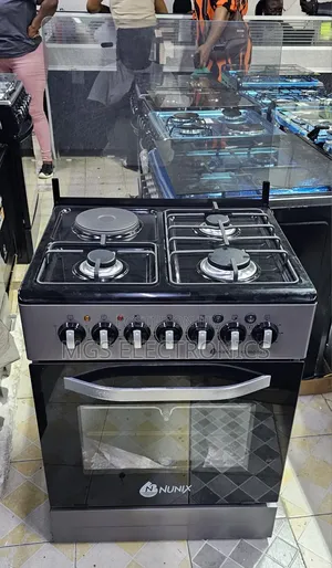 Nunix 60×60 3+1 Freestanding Cooker With Electric Oven at 