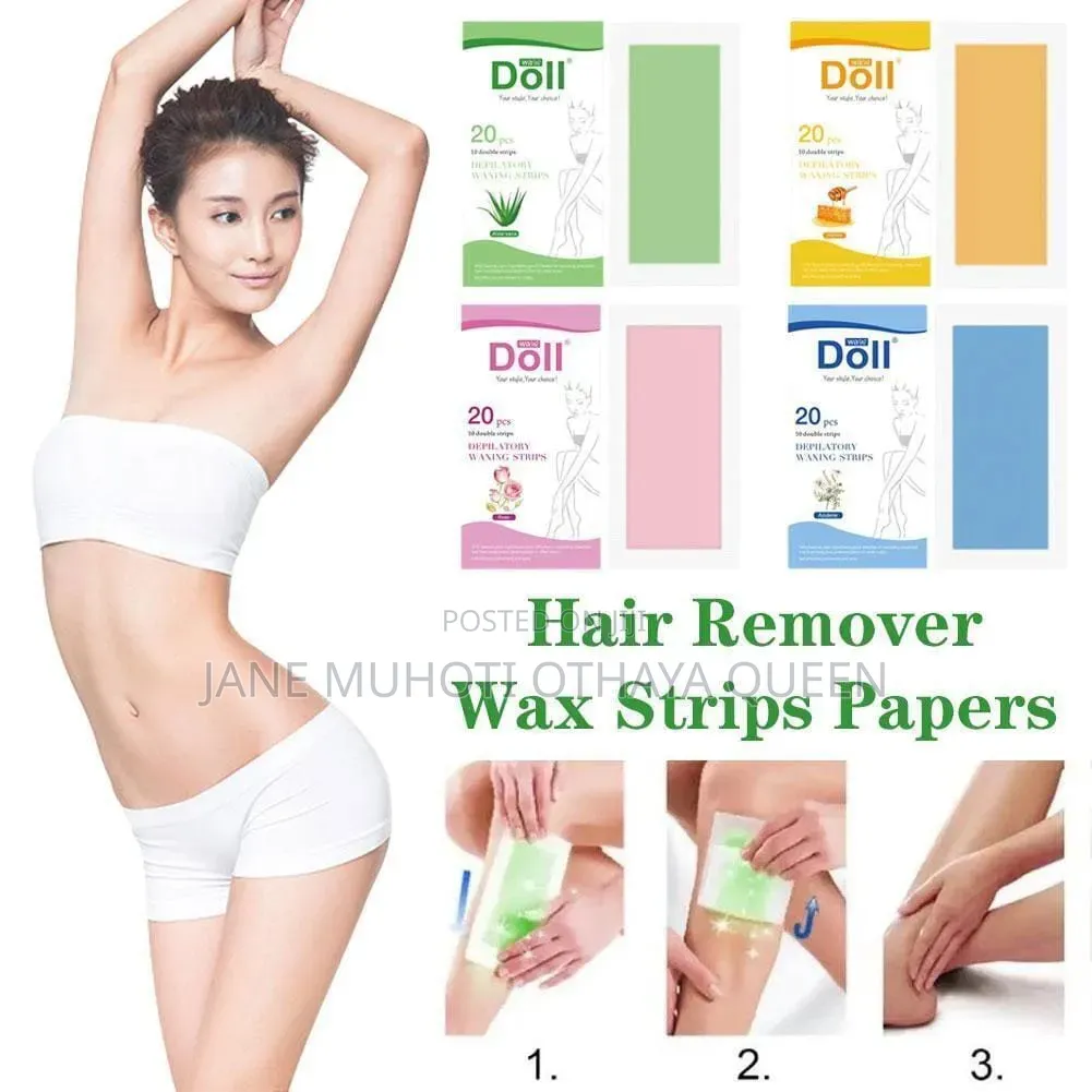 *20 Strips Rapid Hair Removal Wax Strips,