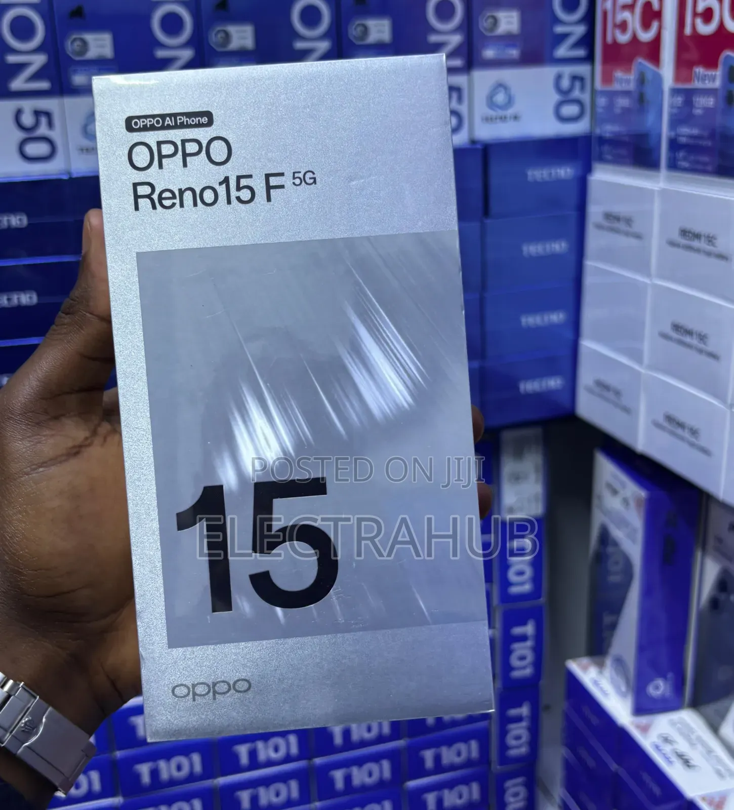 New Oppo Reno15 F 5G 256 GB Silver