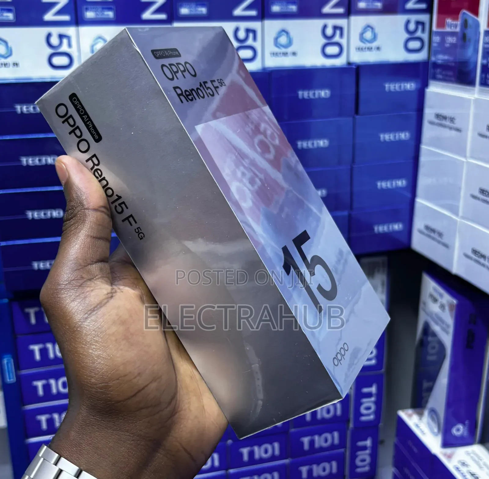 New Oppo Reno15 F 5G 256 GB Silver
