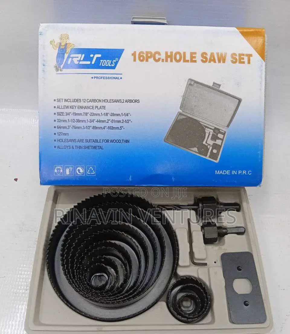 RLT Tools 16-Piece Hole Saw Set
