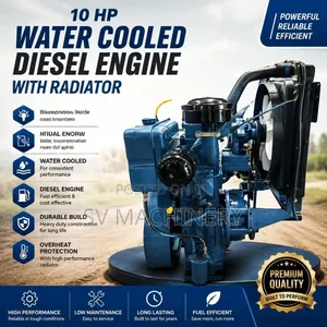 Heavy Duty 10hp Water Cooled Diesel Engine With Radiator