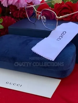 100% Uv Protection Unisex Gucci Clear Designer Sunglasses