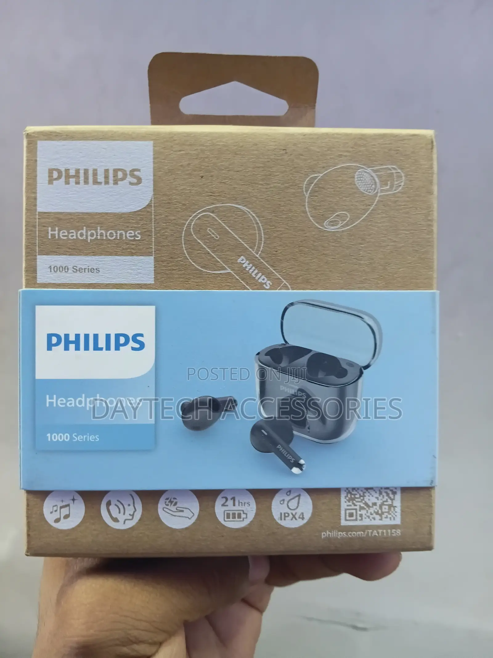 These Are Philips Tat1158 True Wireless Earbuds From the 1000 Series.