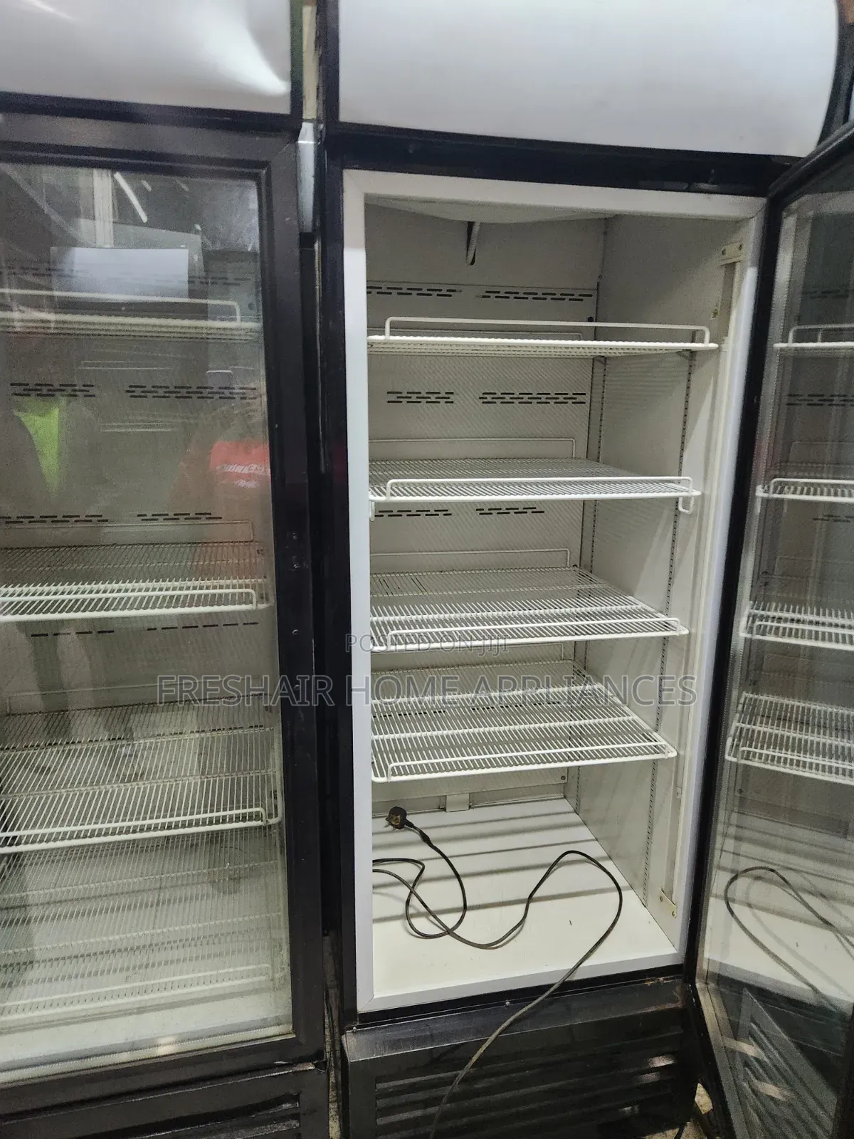 550litres Display Fridge Black Showcase