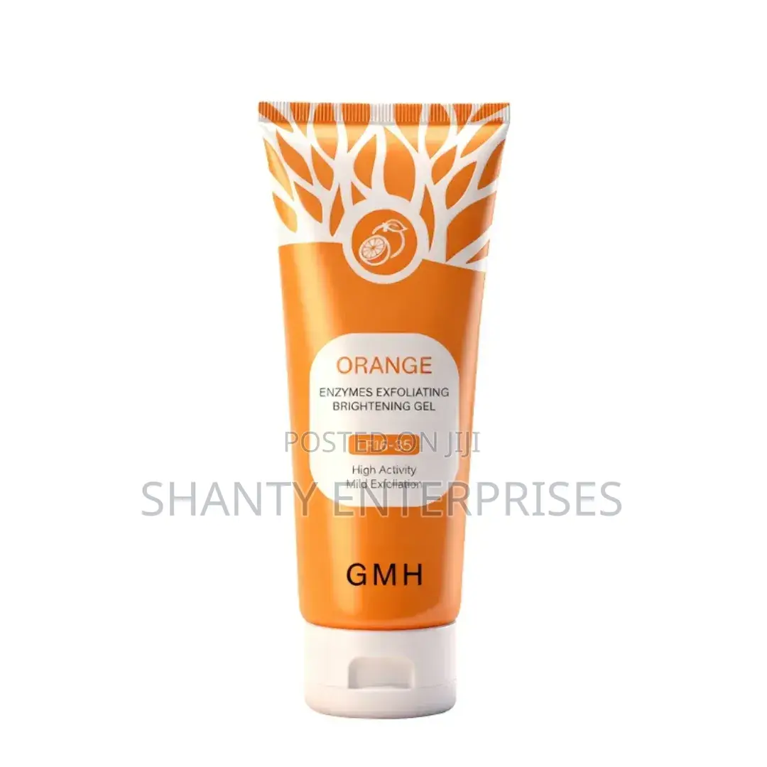 Orange Exfoliating Gel Face Body Scrub for All Skmin Types