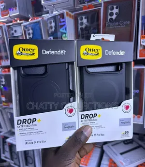 Black Otter Box Defender for iPhone Pro Series